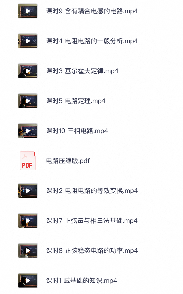 电路不挂科-4小时学完电路（高清）