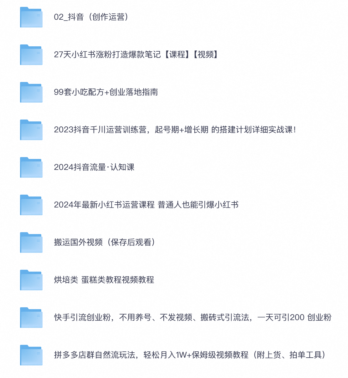 当今互联网副业创业大全